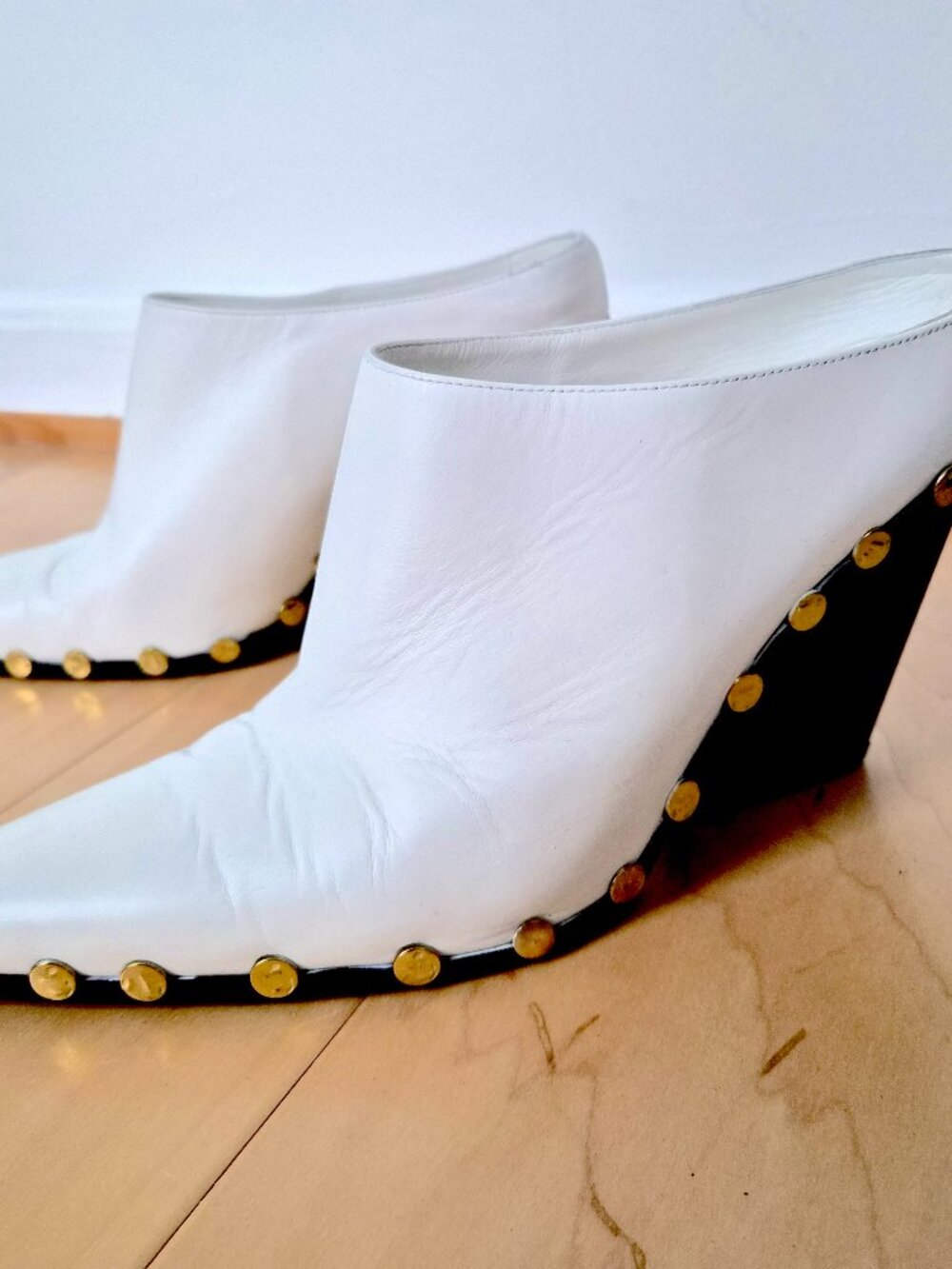 Celine Studded Mules Sz 41